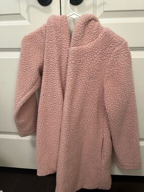 Amazon Kids Pink Sherpa Hooded Coat